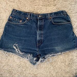 Vintage Handmade Levi’s Denim Plus Size 14/16 Shorts